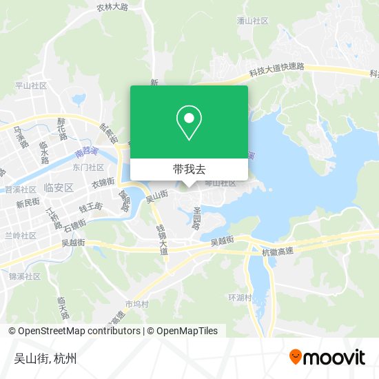 吴山街地图