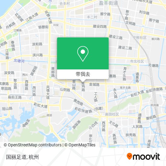 国丽足道地图
