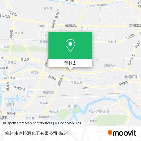 杭州伟达松源化工有限公司地图