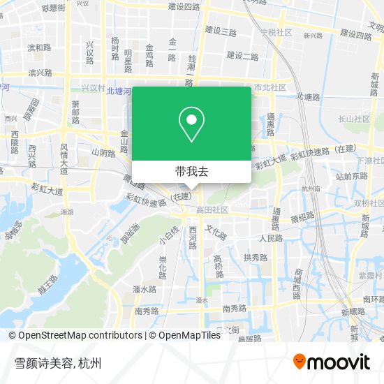 雪颜诗美容地图