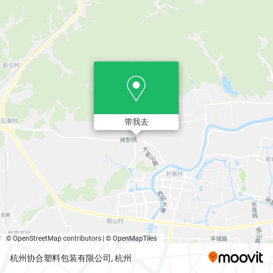 杭州协合塑料包装有限公司地图
