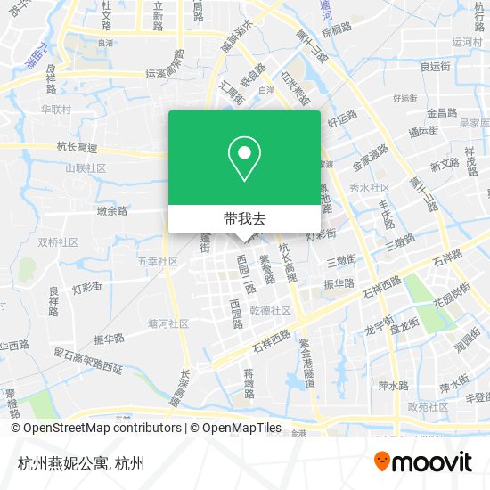 杭州燕妮公寓地图