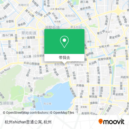 杭州shizhan普通公寓地图