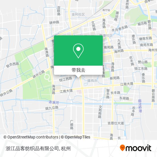 浙江品客纺织品有限公司地图