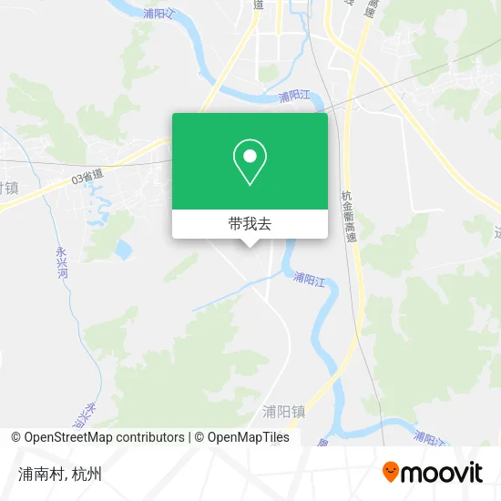 浦南村地图