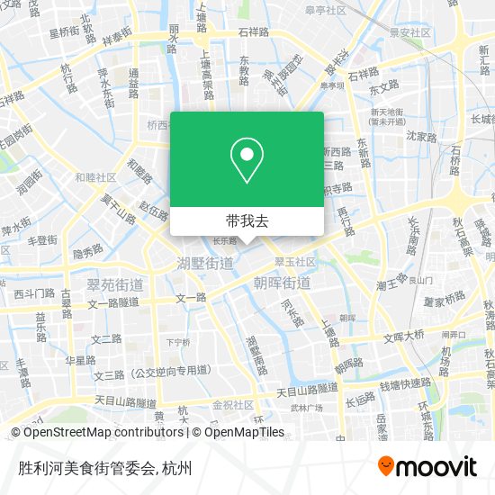 胜利河美食街管委会地图