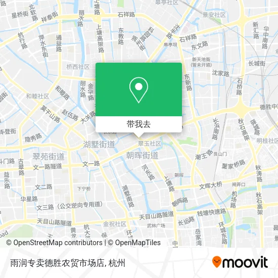 雨润专卖德胜农贸市场店地图