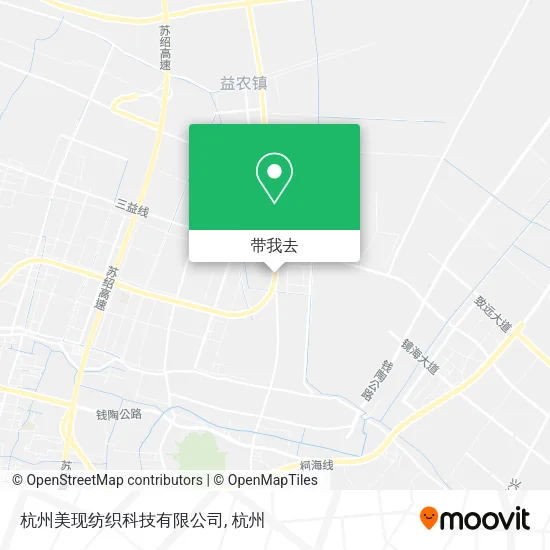 杭州美现纺织科技有限公司地图