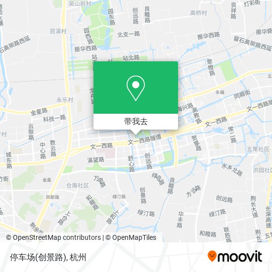 停车场(创景路)地图