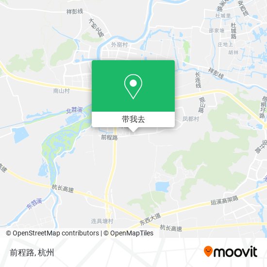 前程路地图