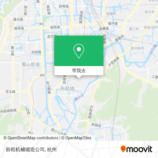 前程机械锻造公司地图