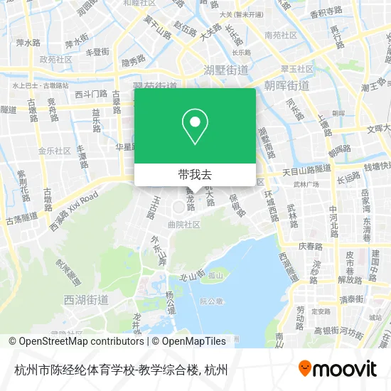 杭州市陈经纶体育学校-教学综合楼地图