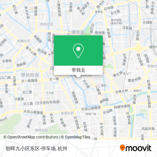 朝晖九小区东区-停车场地图