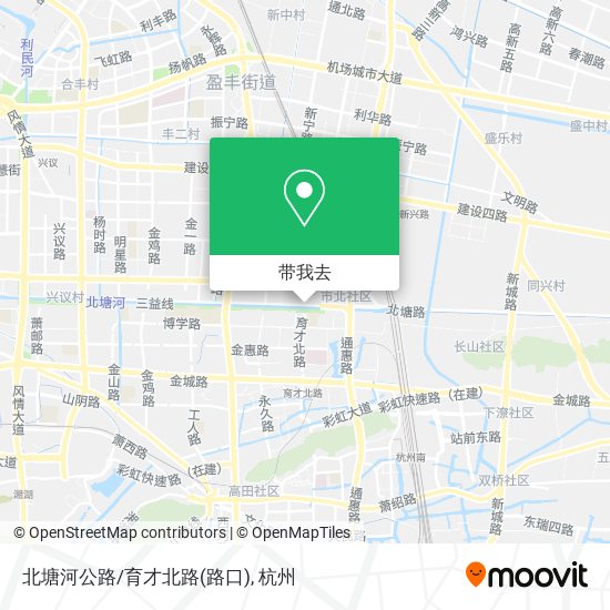 北塘河公路/育才北路(路口)地图