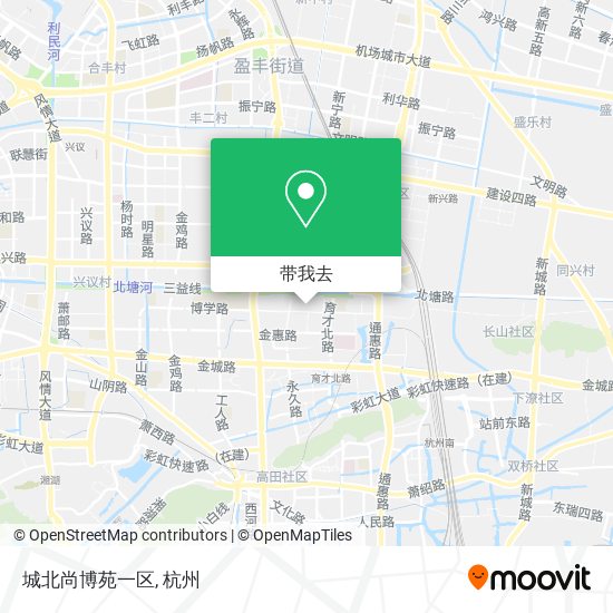 城北尚博苑一区地图