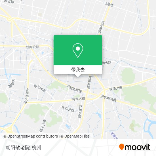 朝阳敬老院地图