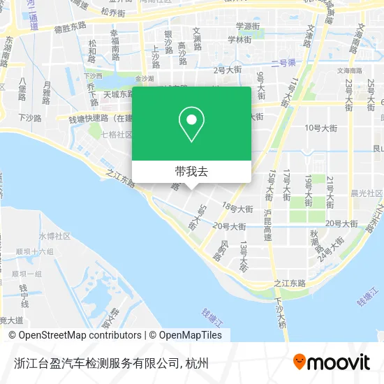 浙江台盈汽车检测服务有限公司地图