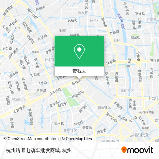 杭州路顺电动车批发商城地图