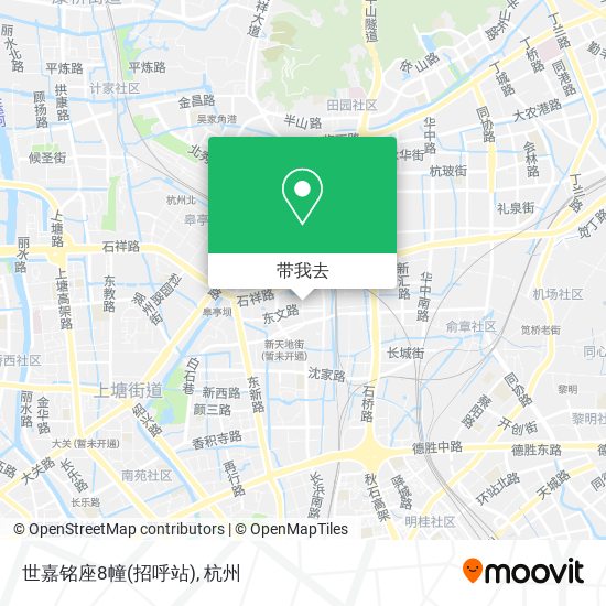 世嘉铭座8幢(招呼站)地图