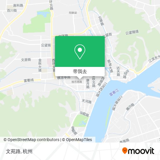 文苑路地图