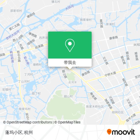 蓬坞小区地图