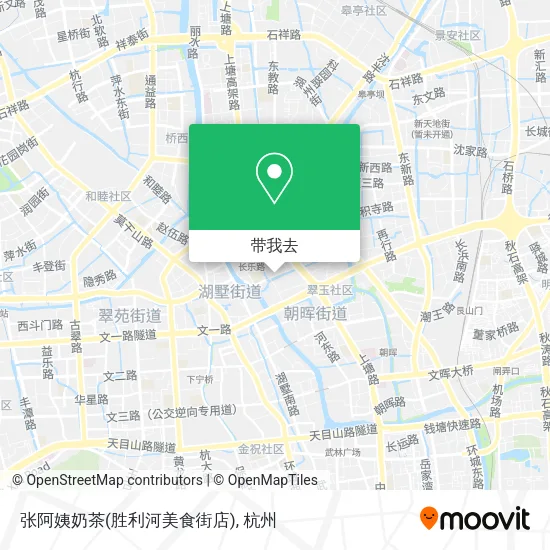 张阿姨奶茶(胜利河美食街店)地图