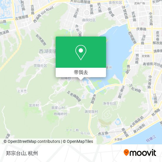 郑宗台山地图