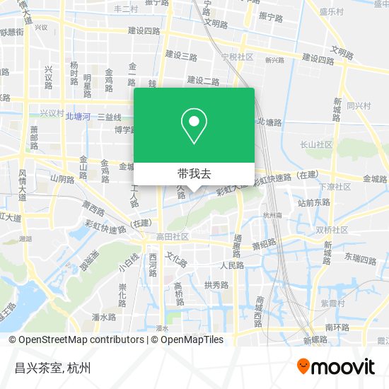 昌兴茶室地图