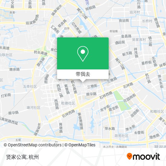 贤家公寓地图