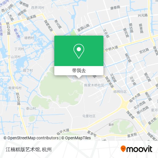 江楠糕版艺术馆地图