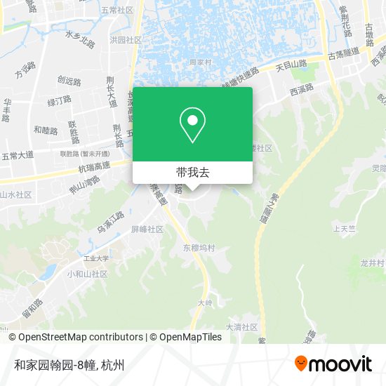 和家园翰园-8幢地图