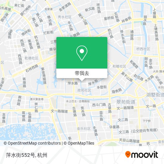 萍水街552号地图
