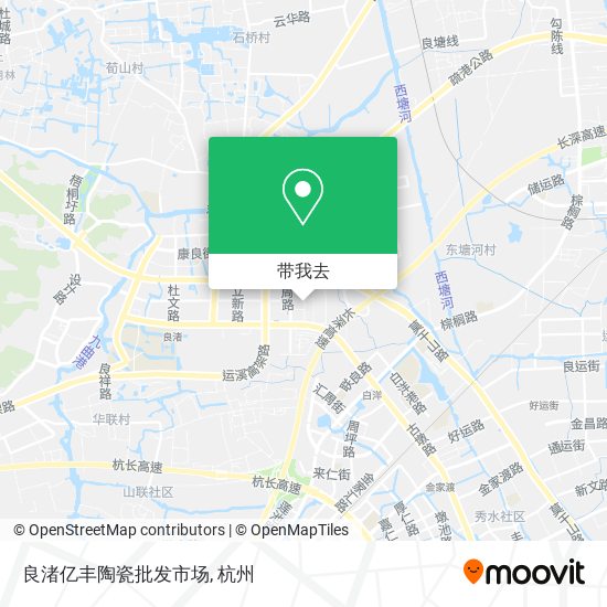 良渚亿丰陶瓷批发市场地图