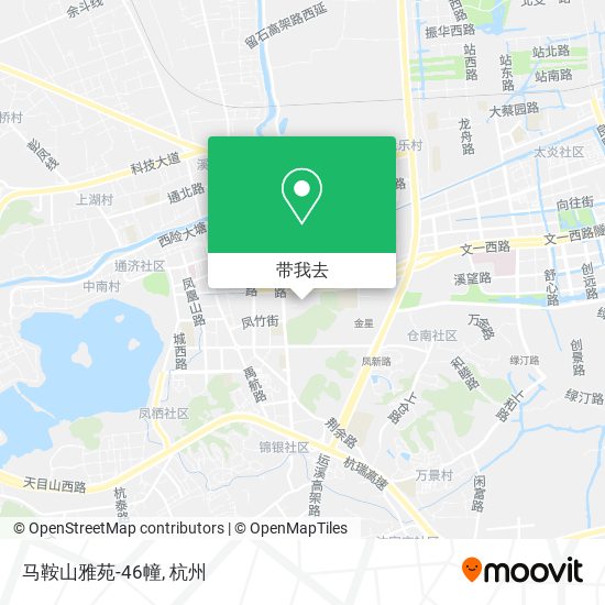 马鞍山雅苑-46幢地图