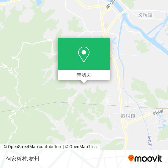 何家桥村地图