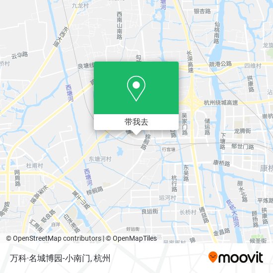 万科·名城博园-小南门地图