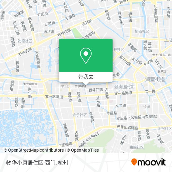物华小康居住区-西门地图