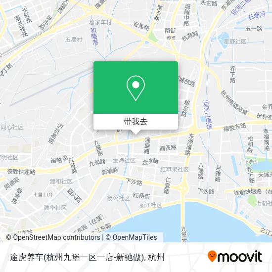 途虎养车(杭州九堡一区一店-新驰傲)地图