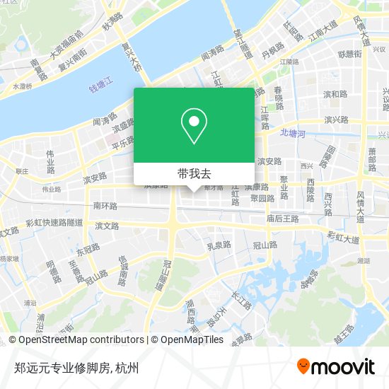 郑远元专业修脚房地图