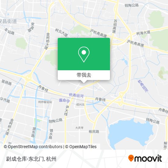 尉成仓库-东北门地图
