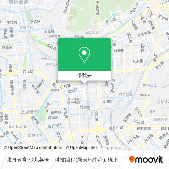 弗恩教育·少儿英语丨科技编程(新天地中心)地图