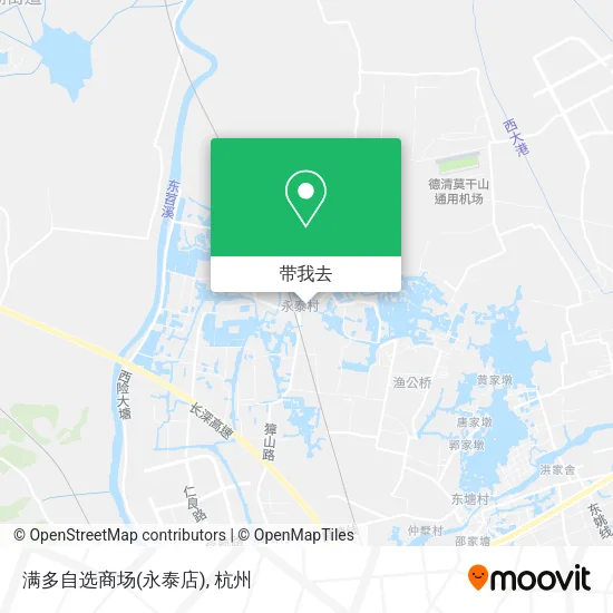 满多自选商场(永泰店)地图