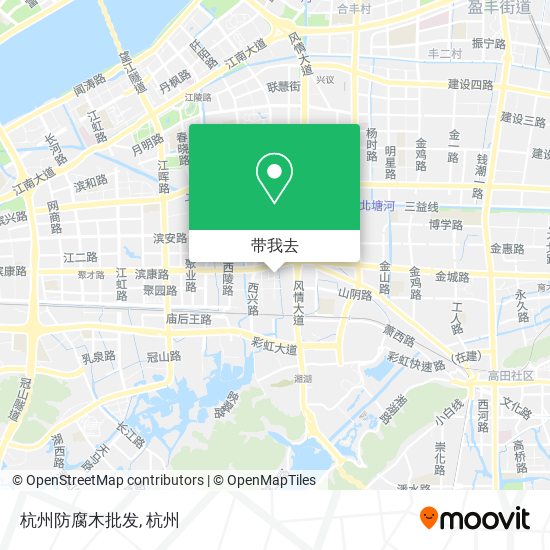 杭州防腐木批发地图
