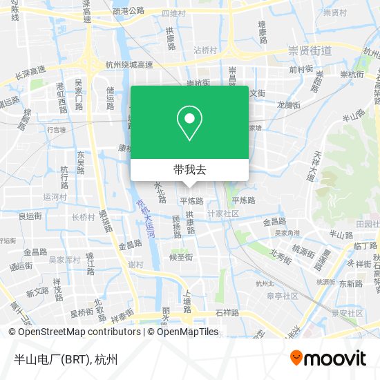 半山电厂(BRT)地图