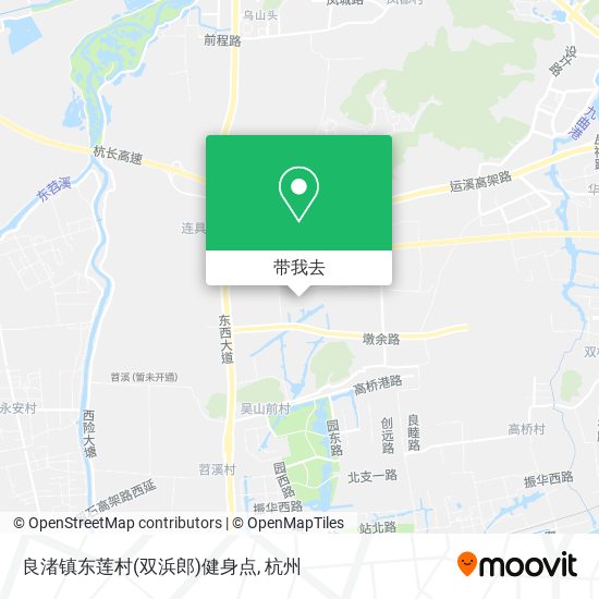 良渚镇东莲村(双浜郎)健身点地图