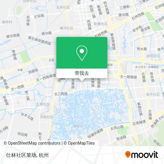 仕林社区菜场地图