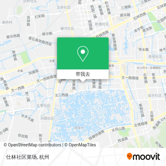 仕林社区菜场地图