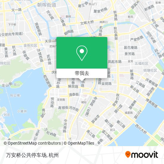万安桥公共停车场地图