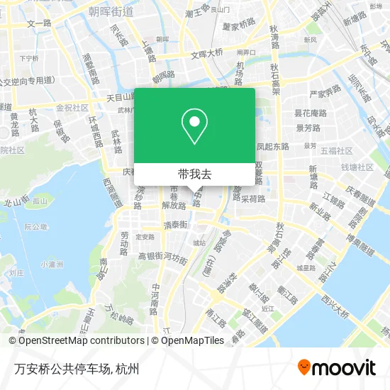 万安桥公共停车场地图