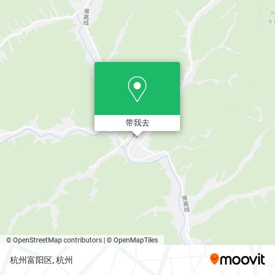 杭州富阳区地图